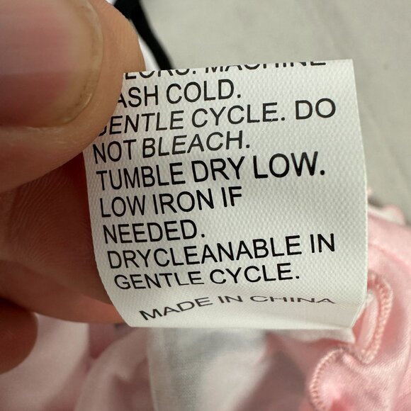 Women's Butterfly Print Pink Sleepwear Set Size Junior XXL - Picture 6 of 8